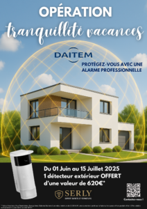 Offre promotionnelle alarme Daitem